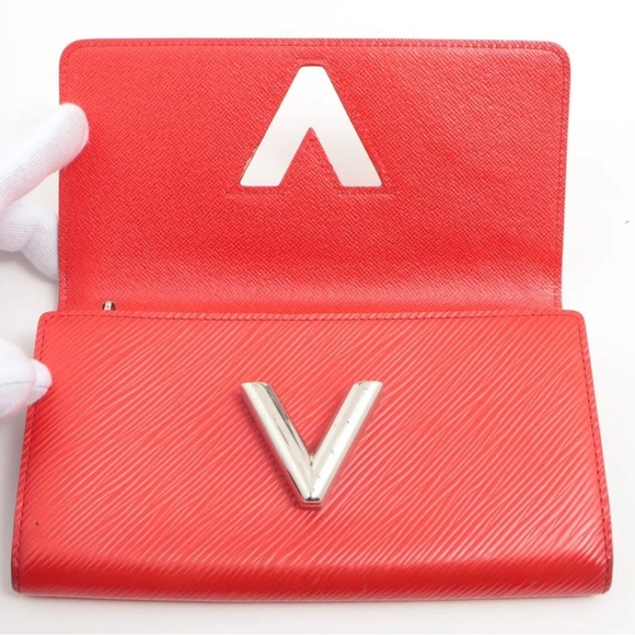 Louis Vuitton Epi Portefouille Twist Coquelicot Wallet - Picture 3 of 11